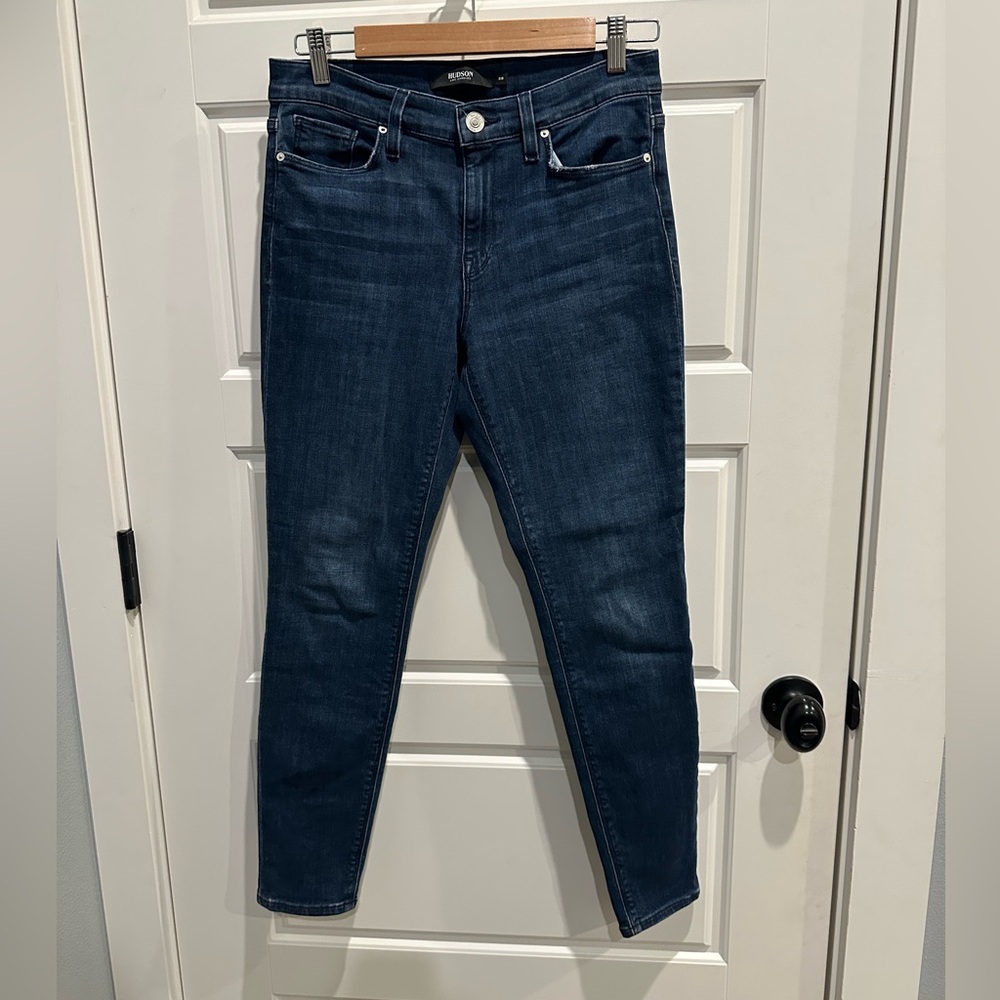 Hudson Nico Midrise Super Skinny Ankle Denim Jeans